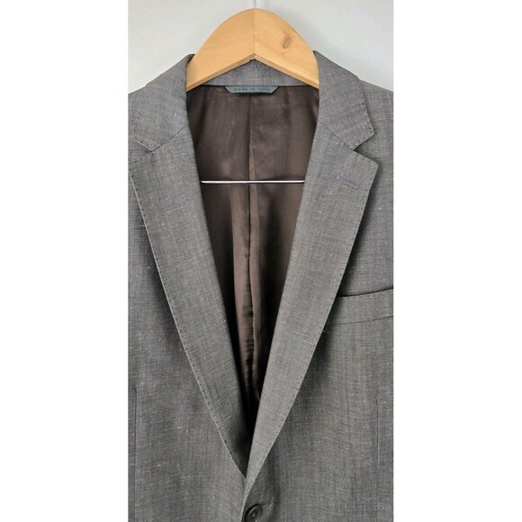 John Varvatos Men's Blazer Wool/Linen Blend - Picture 2 of 15